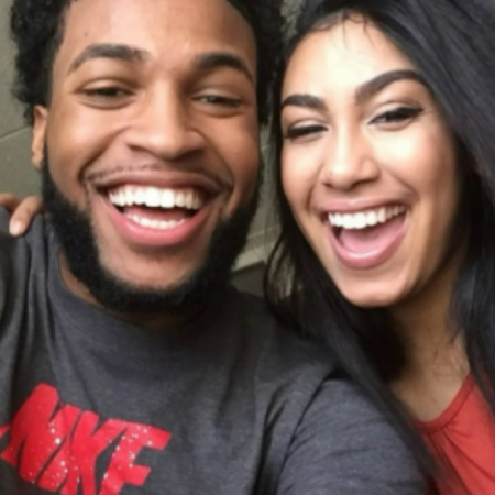 Chris Sails and his ex- girlfriend Queen Naija. 